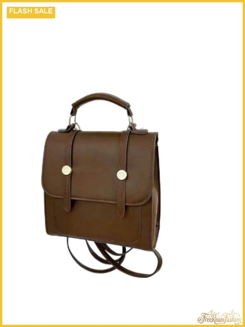 Convertible PU Leather Backpack Purse for Women - Stylish Satchel with